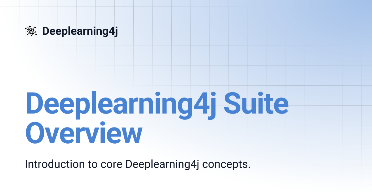 Eclipse Deeplearning4j is a suite of tools for running deep learning on the JVM. It's the only framework that allows you to train models from jav